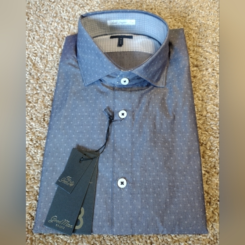 Good Man Brand Long Sleeve Button Down Shirt NWT